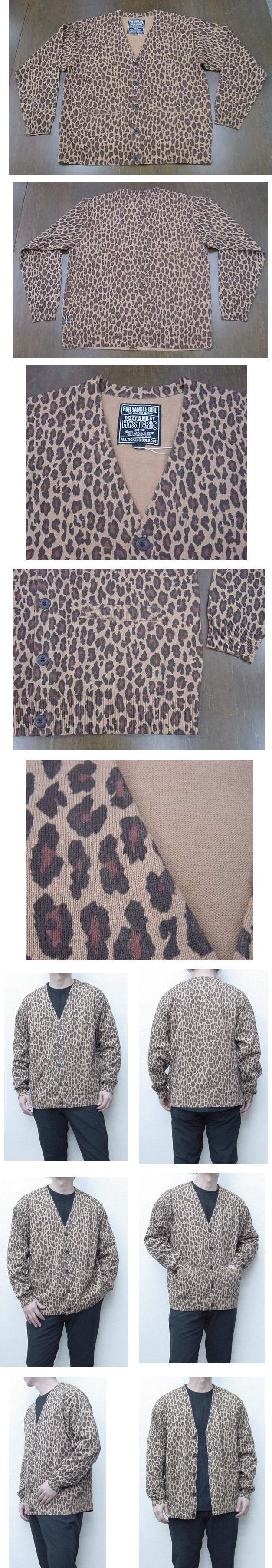 HYSTERIC GLAMOUR レオパード柄 カーディガン Lサイズ LEOPARD柄 カーディガン|HYSTERIC GLAMOUR MEN | HYSTERIC