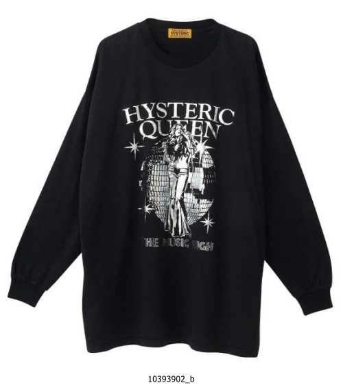 【新品未使用】ヒステリックグラマー ロンT ブラック XL オンライン完売】ヒステリックグラマー ロンT ブラック XL