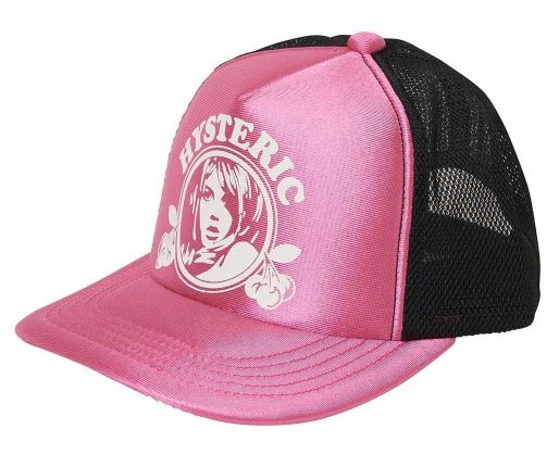 26新作　完売品　ヒステリックグラマーCHERRYグロッシーメッシュキャップ HYSTEIRC CHERRY グロッシーメッシュキャップ|HYSTERIC GLAMOUR WOMEN